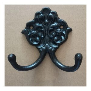 Black Cast Iron Wall Hook
