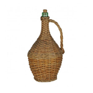 Found Wicker Covered Demijohn