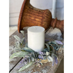 Lavender and Lilac Candle Ring