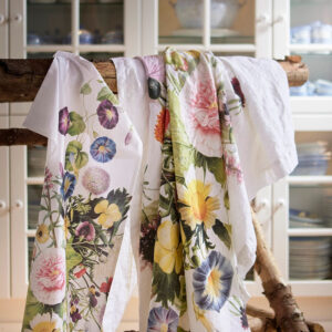 In the Garden Floral Tea Towel Made in Europe