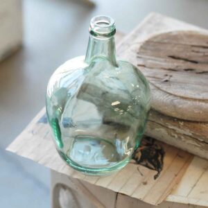 Demijohn Blush Blue Bottle 10"