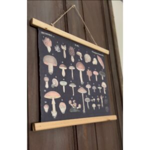 Mushroom Scroll Wall Decor