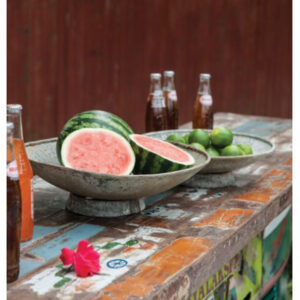 Metal Saucer Planter