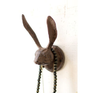 Rabbit Wall Hook - Brown