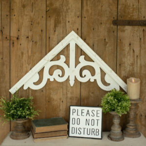 31" White Decorative Gable Bracket