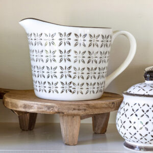 Hand Stamped Norden Pattern Measuring Cup