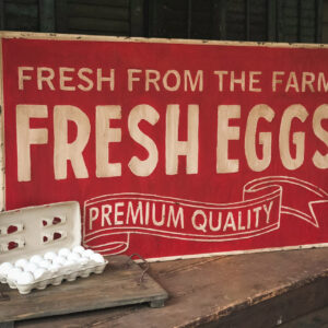 Large Fresh From The Farm Sign