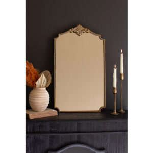 Antiqued Gold Mirror