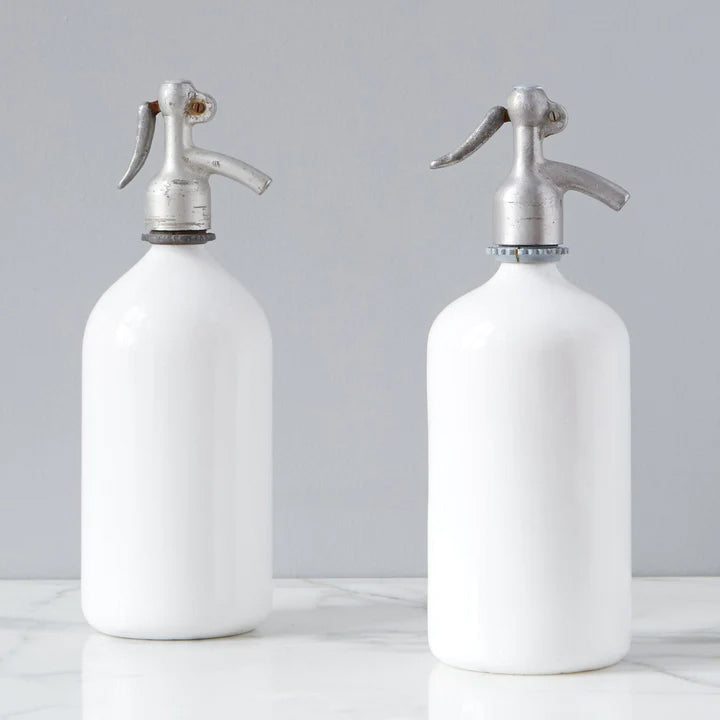 Black or White Seltzer Bottle