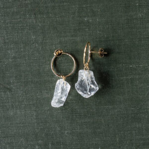 White Quartz Earrings