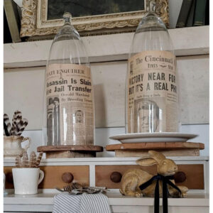 Standing Tall Glass Cloche