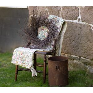 Rustic Birch Spiral Wreath