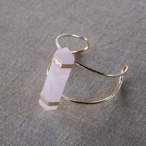 Rose Quartz Crystal Bracelet