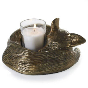 Sleepy Eloise Fox Tealight Holder