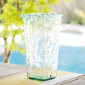 Oceana Organic Glass Tall Vase