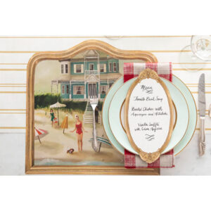 Die-Cut Beach House Placemat