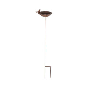 Flower Shaped Cast Iron Bird Bath on Stake - More Coming Soon