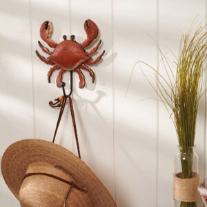 Weathered Crab Wall Hook
