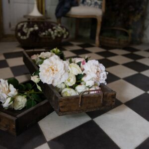 Long Rustic Reclaimed Wood Tray