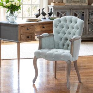The Alyce Upholstered Vanity Chair