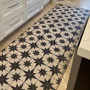Williamsburg Vintage Vinyl Floor Cloth - Astraea - Choose Size