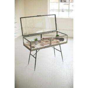 Metal Framed Glass Display Cabinet