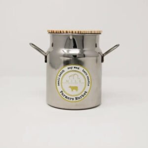 Milk Churn Candle - Farmers Market - Light Fresh Pear and Creamy Vanilla