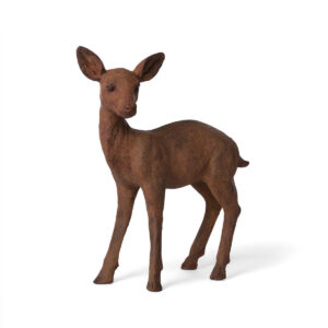Standing Fawn Garden Statue