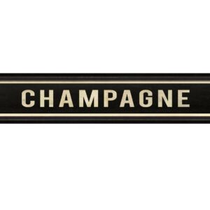 Framed Champagne Signed