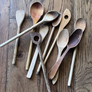 Found Wooden Spoon From France