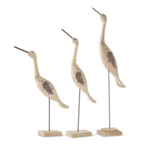Set of Distressed Blue Herons