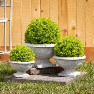Rustic Cement Urn Planter - Choose Size