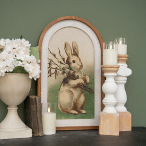 The Framed Bunny Arched Print