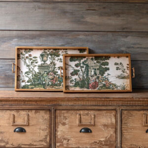 Set of 2 Chinois Trays