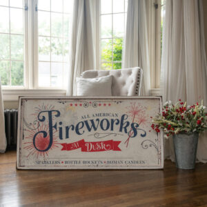 48" Fireworks Sign