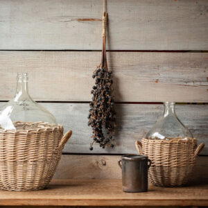 Dried Palm Fruit Cluster Bunch