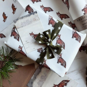Forest Fox Luxury Gift Wrap