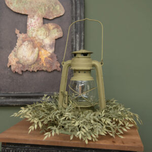 Rustic Green Weathered Campsite Lantern