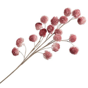 40" Pink Pompom Flower