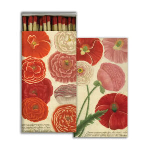 Poppies Design Safety Matches