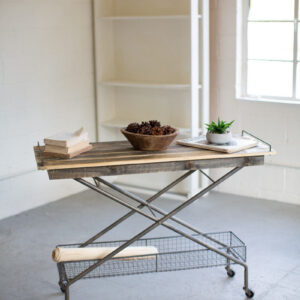 Recycled Wood Console Table
