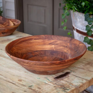 18" Wooden Serving Bowl