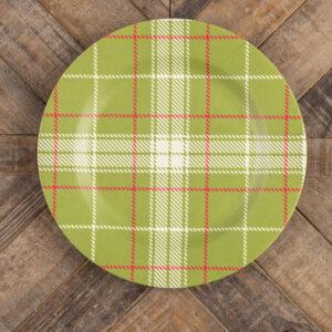 12" Red and Green Charger Plate