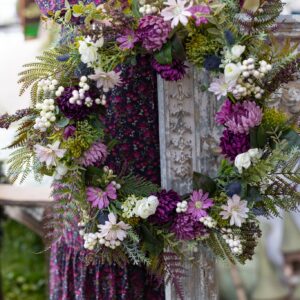 26" Perennials Spring Wreath