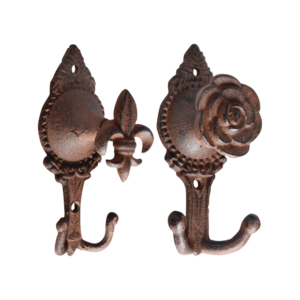 Cast Iron Double Hooks - Choose Your Style