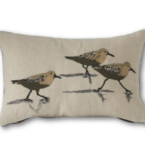18" Shore Birds Lumbar Pillow