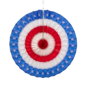 Large Patriotic Honeycomb Fan